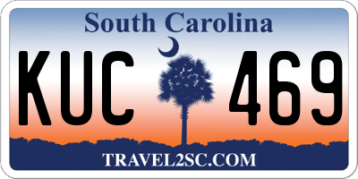 SC license plate KUC469