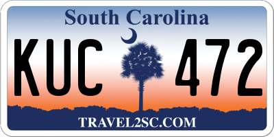 SC license plate KUC472