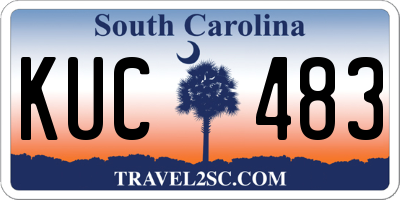 SC license plate KUC483