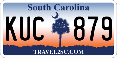 SC license plate KUC879