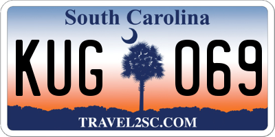 SC license plate KUG069