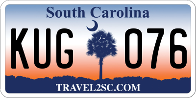 SC license plate KUG076