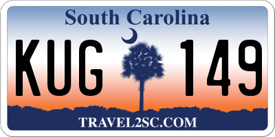 SC license plate KUG149
