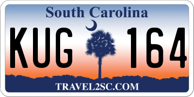 SC license plate KUG164
