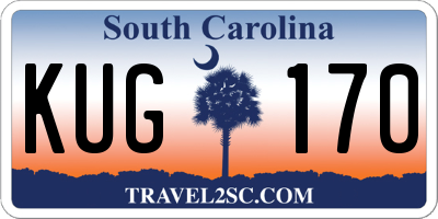 SC license plate KUG170