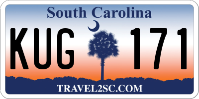 SC license plate KUG171