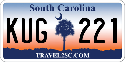 SC license plate KUG221