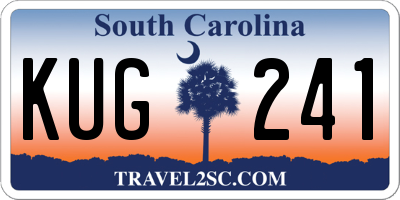 SC license plate KUG241