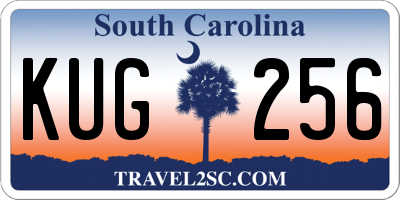 SC license plate KUG256