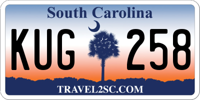 SC license plate KUG258