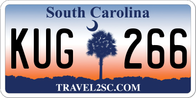 SC license plate KUG266