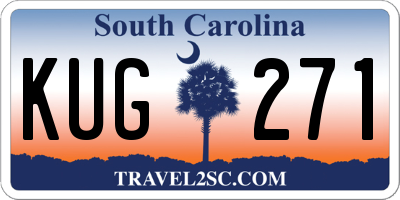 SC license plate KUG271