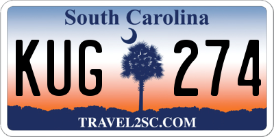 SC license plate KUG274