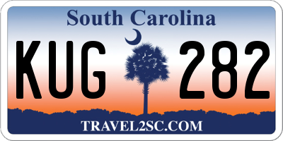 SC license plate KUG282