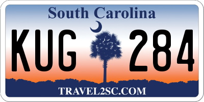 SC license plate KUG284