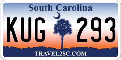 SC license plate KUG293