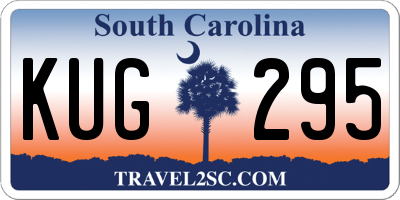 SC license plate KUG295