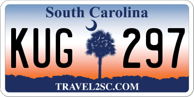 SC license plate KUG297