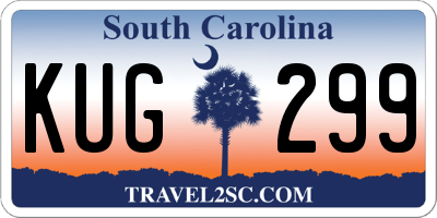 SC license plate KUG299