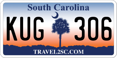 SC license plate KUG306