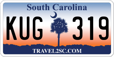 SC license plate KUG319