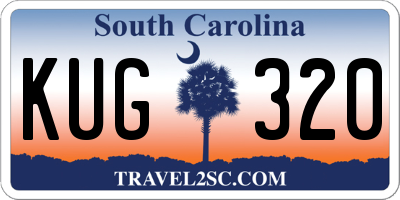 SC license plate KUG320