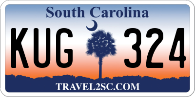 SC license plate KUG324