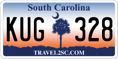 SC license plate KUG328