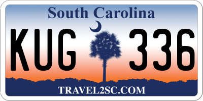 SC license plate KUG336