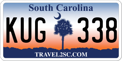 SC license plate KUG338