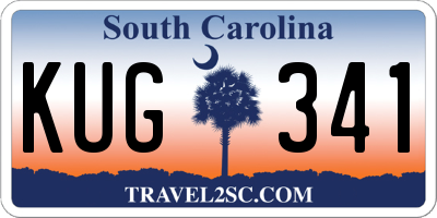 SC license plate KUG341