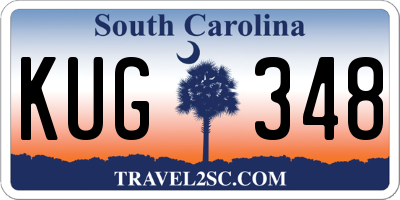 SC license plate KUG348
