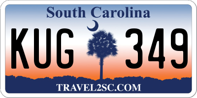 SC license plate KUG349