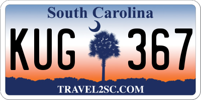 SC license plate KUG367