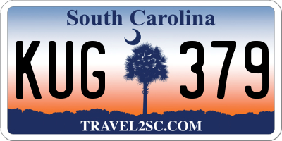 SC license plate KUG379