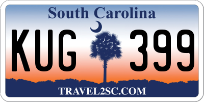 SC license plate KUG399
