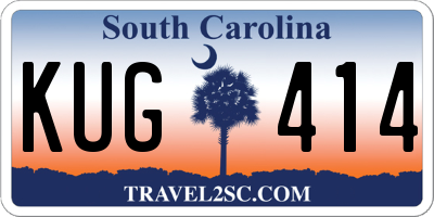 SC license plate KUG414