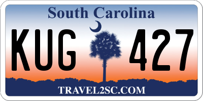 SC license plate KUG427