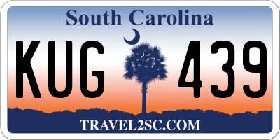 SC license plate KUG439