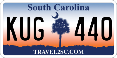 SC license plate KUG440