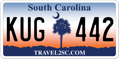 SC license plate KUG442