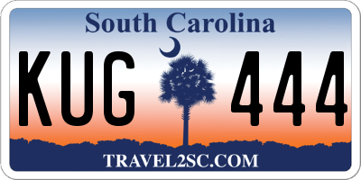 SC license plate KUG444