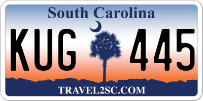 SC license plate KUG445