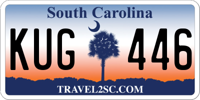 SC license plate KUG446