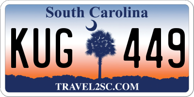 SC license plate KUG449