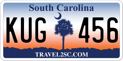 SC license plate KUG456