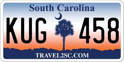 SC license plate KUG458