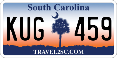 SC license plate KUG459