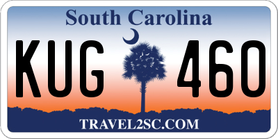 SC license plate KUG460