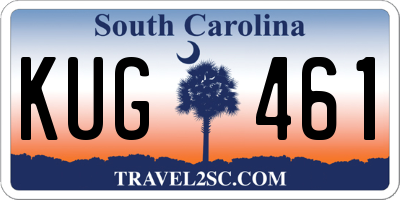 SC license plate KUG461